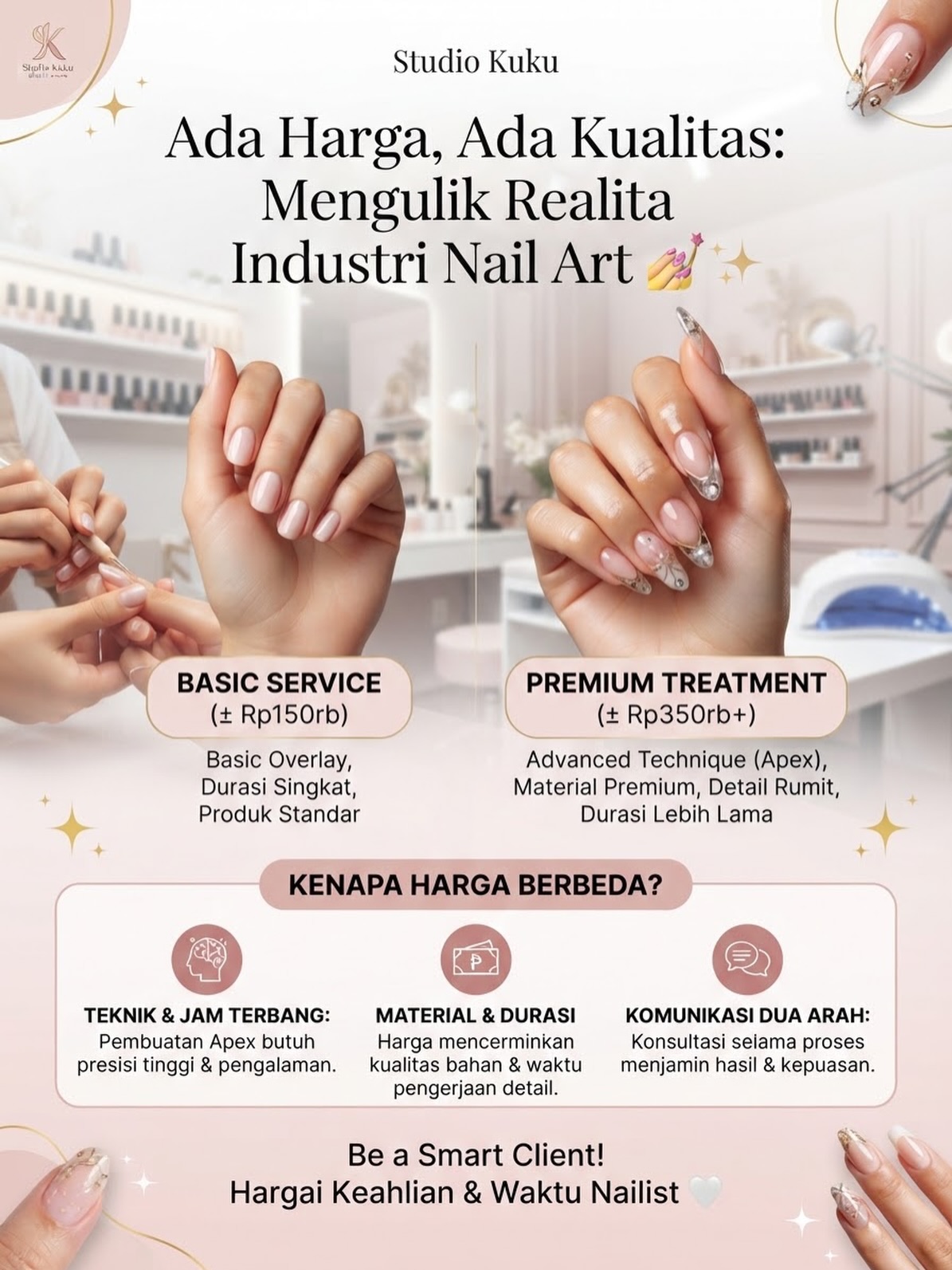 Edukasi: Ada Harga, Ada Kualitas 💅✨